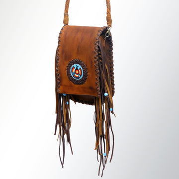 American Darling Messenger Full Grain Leather Western Women Bag Handbag Purse |